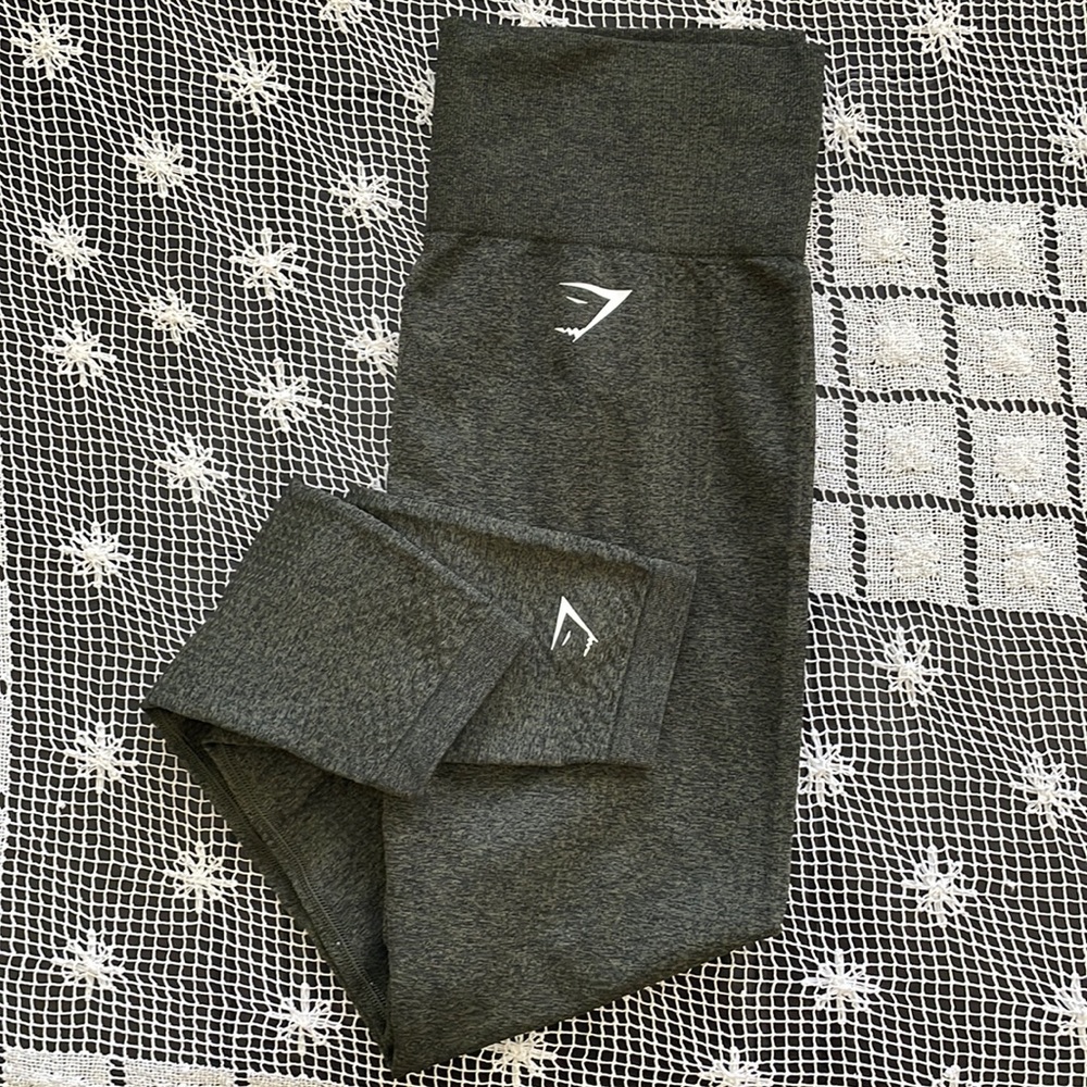 Gymshark green vital seamless leggings